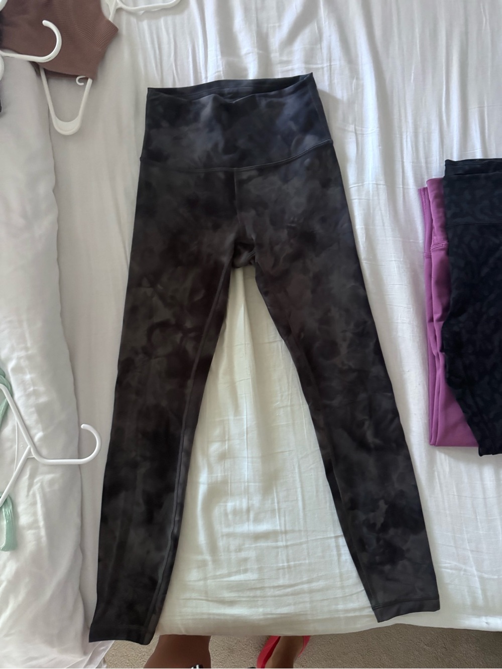 lululemon athletica Black Cloud Print High-Rise Leggings